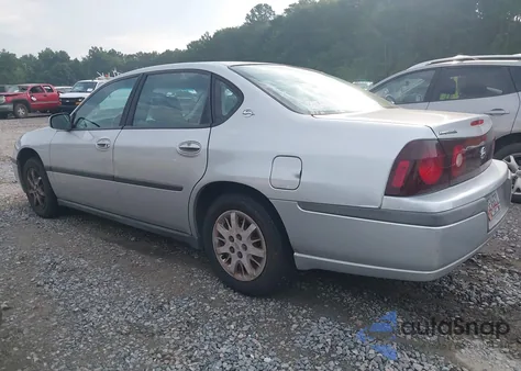2001 Chevrolet Impala from USA, damaged, VIN 2G1WF52E519200869